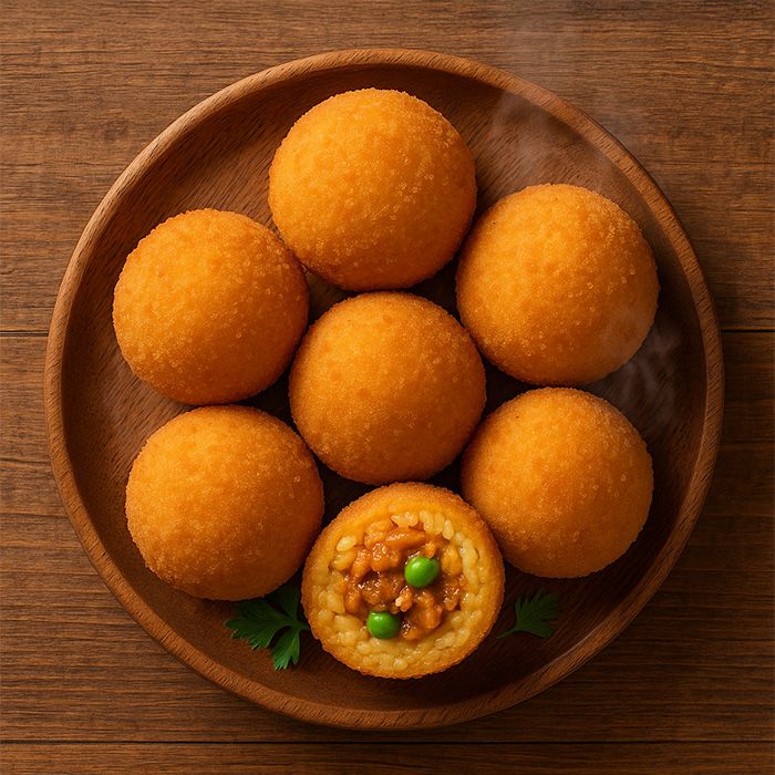 <h5 class="fw-bold text-white">Arancini</h5>